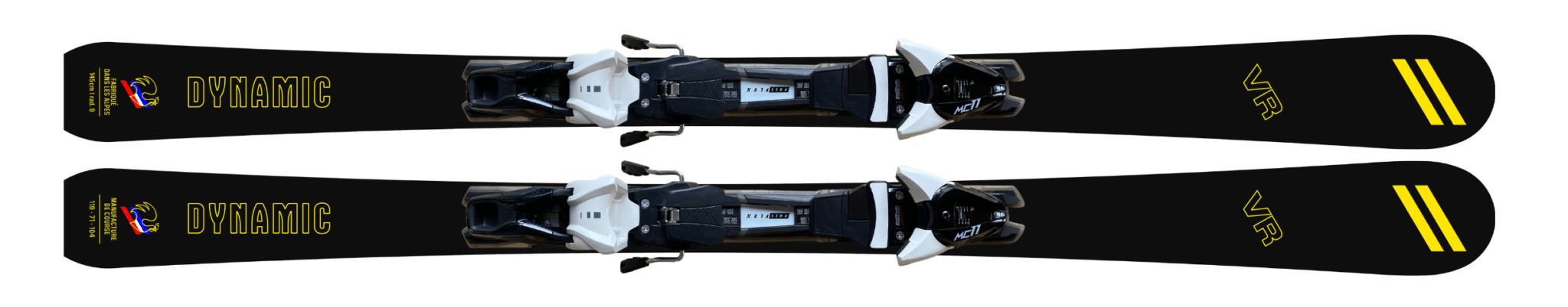 VR All Piste + black and white bindings