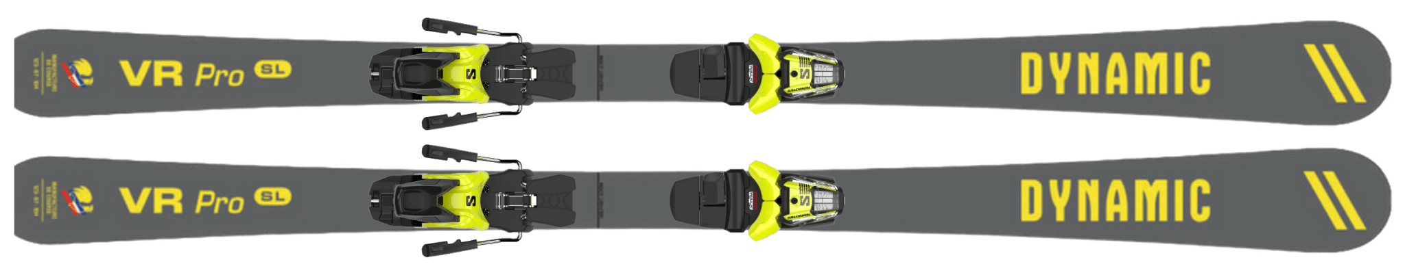 Ski VR Pro SL avec fixation jaune